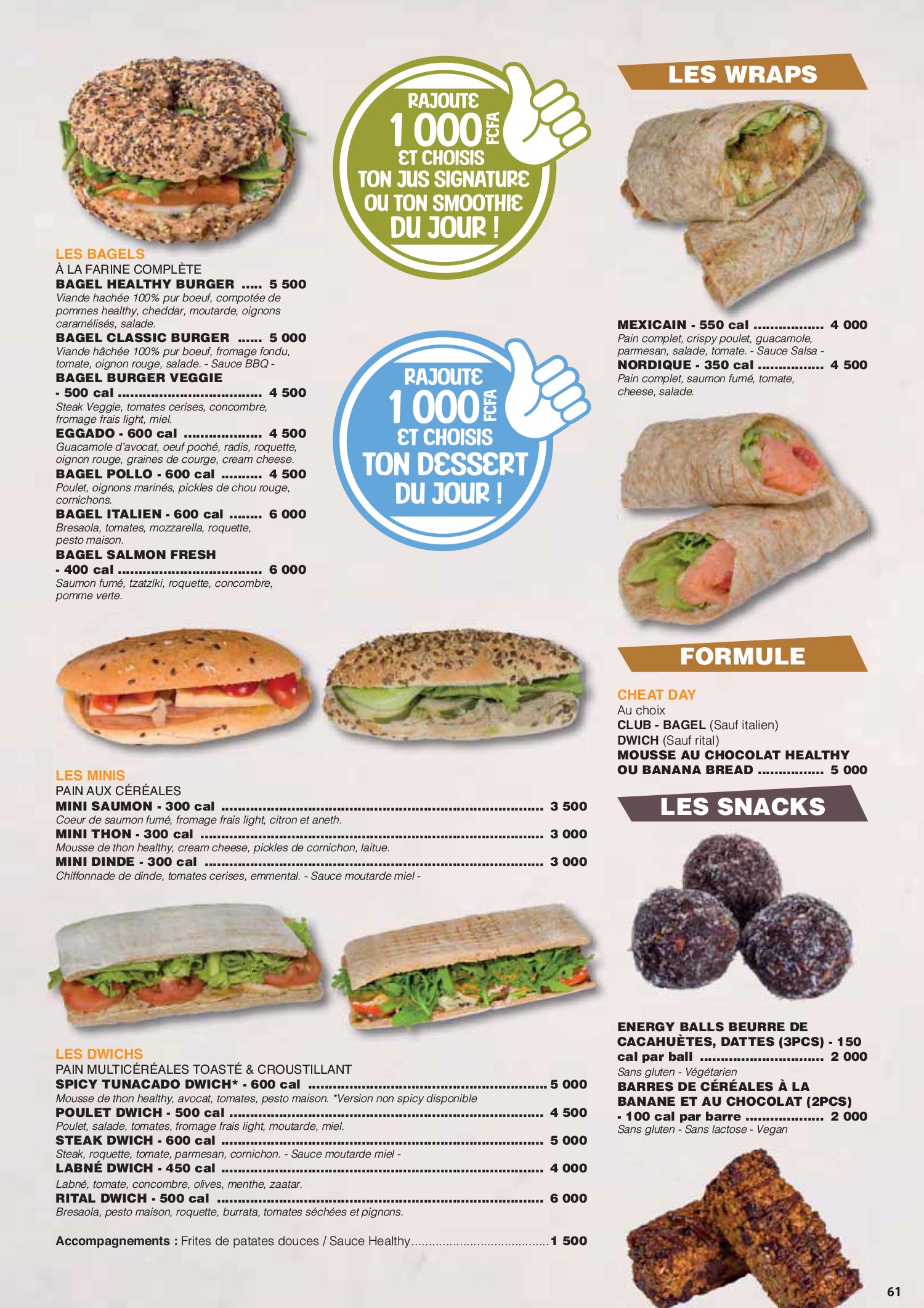 Menu Healthy Bar — page 2