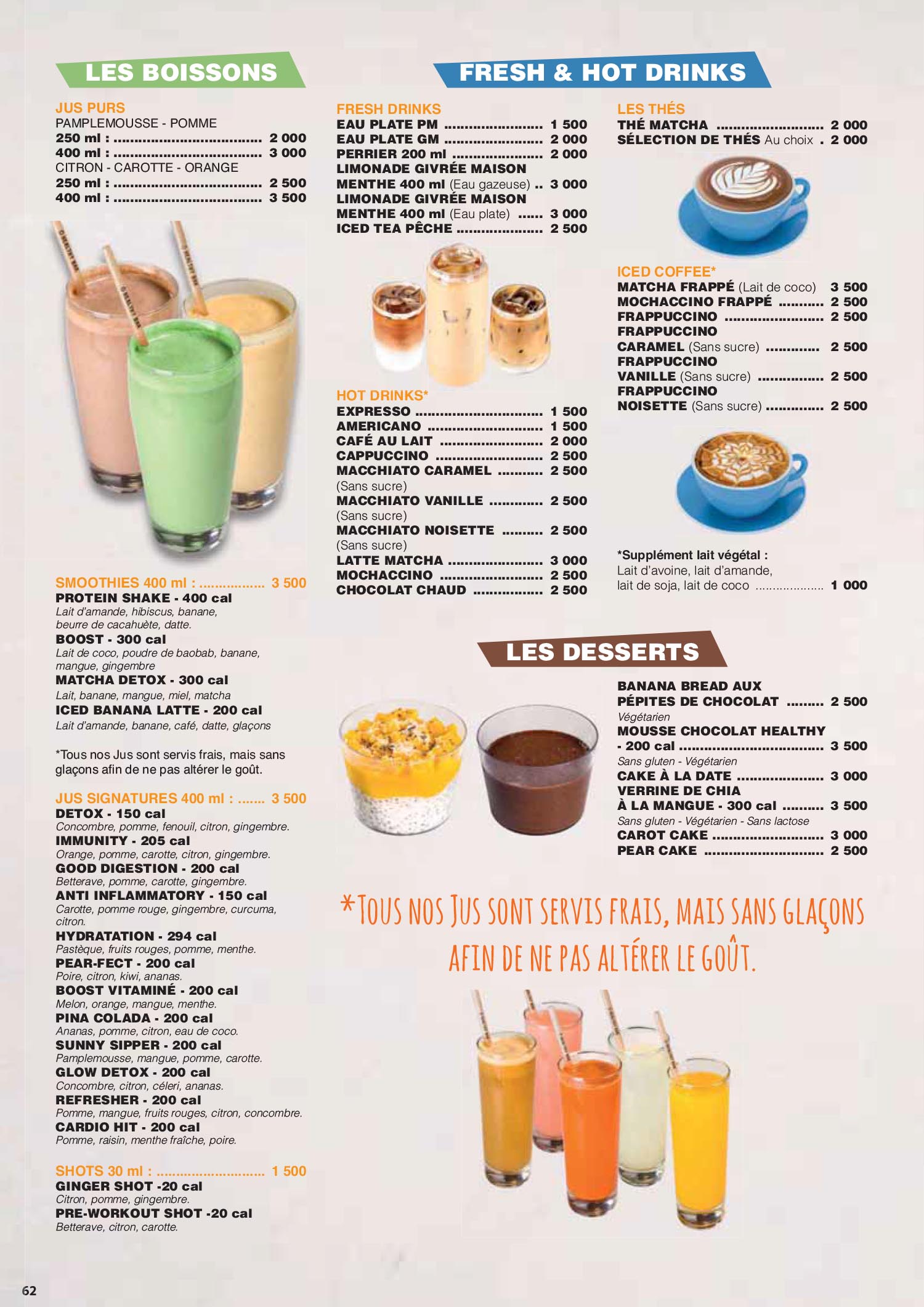 Menu Healthy Bar — page 3